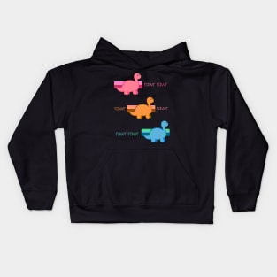 Colorful Dino Kids Hoodie